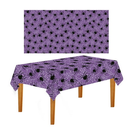 

Halloween Rectangular Tablecover Themed Cartoon Printed Rectangular Table Topper for Festival Decoration Table Cover
