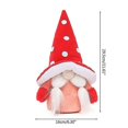 thumbnail image 2 of Gnomos navideños de Tela no tejida YONGSHENG con Sombrero largo Rojo 1 unidad, 2 of 5