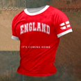 thumbnail image 4 of VBARHMQRT Chandail à Col Rond pour Hommes T-Shirt pour Homme Imprimé Thème Angleterre T-Shirt T-Shirt Décontracté à Col Rond T-Shirt à Manches Courtes Kaki, 4 of 6