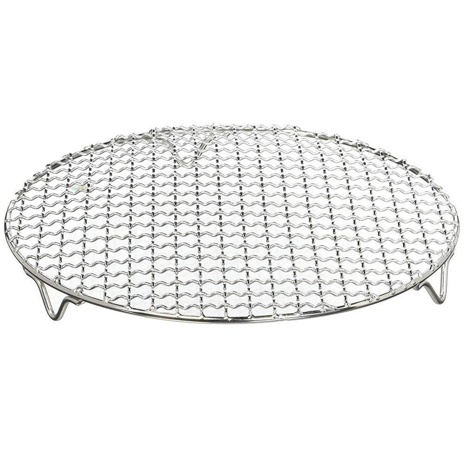 1x Cooking Rack Round Stainless Steel Baking Rack Cooling Rack Steaming W V8M2 