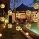 thumbnail image 2 of Guirnalda de luces solares con forma de bola marroquí, 12/7 m, 100/50 LED, resistente al agua, decorativa, para el hogar, jardín, fiesta, 2 of 5