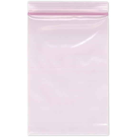 Plymor 4" x 6" (Pack of 100), 4 Mil Heavy Duty Anti-Static Zipper Reclosable Plastic Bags