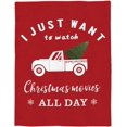 thumbnail image 2 of All Season Bed Blanket Fleece Blanket Throw Lightweight Super Soft Cozy Luxury Microfiber - Mommy''s Christmas Movie Watching Blanket (60 x 80 Inches), 2 of 5