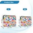 thumbnail image 4 of FORMRS 13-13.3 inch Laptop Sleeve Case Soft Carrying Quilted Computer Bag Cover, Purple Colorful Circles, 4 of 7