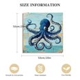 thumbnail image 2 of Acheng Beach Themed Room Decor Navy Blue Wall Art Sea Turtle Jellyfish Octopus Fish Picture Wall Decor Nursery Kids Bedroom Decorations Boho Ocean Animal Canvas Home Painting, 2 of 5