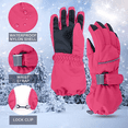 thumbnail image 3 of Guantes de invierno para niños, niñas, niños, nieve, esquí, guantes impermeables para adolescentes, forro polar Zhivalor CPB-US-XD360-1, 3 of 5