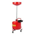 thumbnail image 2 of Yiwa Réservoir de Vidange pour Huiles Usées, Capacité de 8/20 Gallons avec Roues, Entonnoir Réglable de 2862 Pouces, Attrape-Huiles Rouge pour Ateliers de Réparation Automobile, 2 of 7
