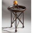 thumbnail image 1 of Butler Specialty Table d'Appoint en Verre Metalworks en Brun Foncé, 1 of 3