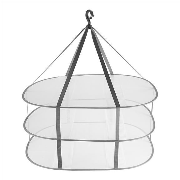 3-Tier Sweater Drying Rack Hanging Clothes Hanging Dryer Laundry Mesh Drying Rack, Foldable Clothing Dryer Racks