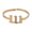 Gold-111, variant on Angel Number Rings for Men Women Open Lucky Numerology Stainless Steel Adjustable Couples Spiritual Personalized Statement Jewelry Silver Plated 666