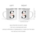 thumbnail image 5 of Koyal Wholesale Stainless Steel Campfire Coffee Mug, Blush Floral Monogram, Letter S, 5 of 5