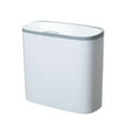 thumbnail image 2 of XIKEDUO Bathroom Touchless Trash Can 13L Smart Automatic Motion Sensor Rubbish Can with Lid Electric Narrow Small Garbage Bin for Kitchen, Office, Living Room, Toilet, Bedroom,Dormitory, 2 of 5