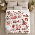 thumbnail image 5 of Playful Hairless Sphynx Cats Pink Gifts Hearts Collage, Playful Pet Portrait Pattern, Warm Flannel Blanket for Living Room and Reading Nook, Cat Lovers Friendship Gift, Pet Lover Home Decor, 5 of 9