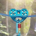 thumbnail image 6 of Climbing Double Pulley Tandem Trolley with Ball Bearing Aluminum Alloy for Outdoor Arborist Mountaineering, 6 of 10