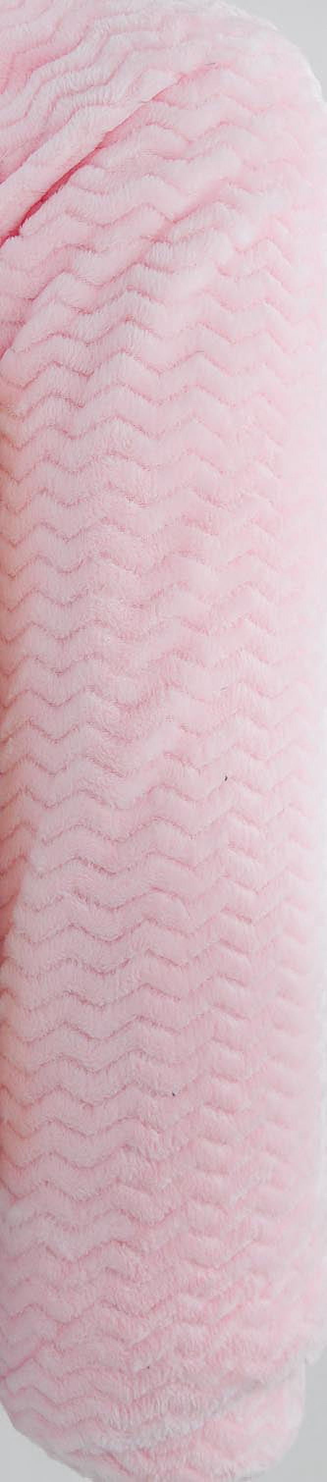 RTC Fabrics 60" 100% Polyester and Fleece Zigzag Sewing & Craft Fabric By the Yard, Pink