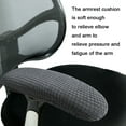 thumbnail image 5 of Desiderio 1 par / 2 piezas Poliéster Extraíble Durable Lavable a máquina Fundas para reposabrazos de silla de oficina Funda protectora para reposabrazos de silla giratoria para computadora, 5 of 5