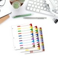 thumbnail image 2 of Milue Multifunctional Binder Dividers Index Dividers for Work Documentation, 2 of 15