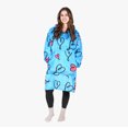 thumbnail image 7 of Oversized Hoodie Blanket Sweatshirt,Super Soft Warm Comfortable Fleece Giant Pullover with Large Front Pocket,for Adults Men Women Teenagers Kids Wife Girlfriend, 7 of 7