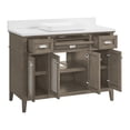 thumbnail image 6 of Nicole Curtis Northville 48" Vanity in Rustic Taupe Oak with Pure White Top, 6 of 17