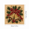thumbnail image 2 of Christmas Pearl Art Kit Xmas Diamond Art DIY Kit Cute Diamond Painting Crafts for Adults Holiday Wall Decor Handmade Gift for Christmas Craft Lovers Mom Friends,Acorn, 2 of 3