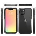 thumbnail image 6 of Mantto iPhone 12 Mini Case, 360 Full Body Cover Clear Bumper Protection Case - Shock Proof edges Slim Hybrid Back Silicone Rubber TPU Bumper Gradient Phone Case for iPhone 12 Mini - Black, 6 of 6