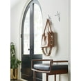 thumbnail image 2 of Amerock Kodiak Contemporary Triple Prong Polished Nickel Wall Hook, 2 of 9