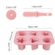 thumbnail image 2 of Helado De 6 Cavidades, Molde De Paletas De Silicona Reutilizable Para Niños Y Adultos Eigraketly HA044017-02, 2 of 6