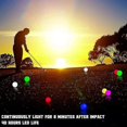 thumbnail image 3 of 3 pelotas de golf que brillan en la oscuridad., 3 of 5