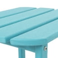 thumbnail image 6 of DecMode 18" x 15" Blue Resin Outdoor Accent Table, 1-Piece, 6 of 13