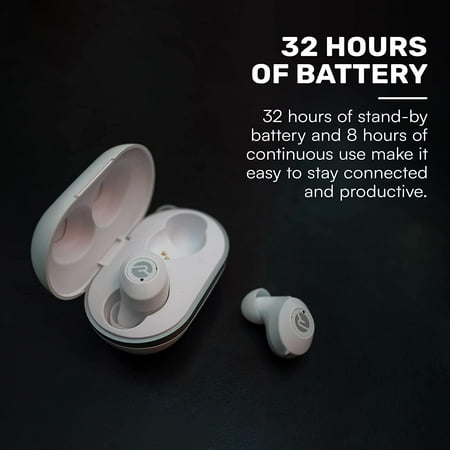 Raycon - The Everyday In-Ear True Wireless Stereo Bluetooth Earbuds and Charging Case - Electric Blue