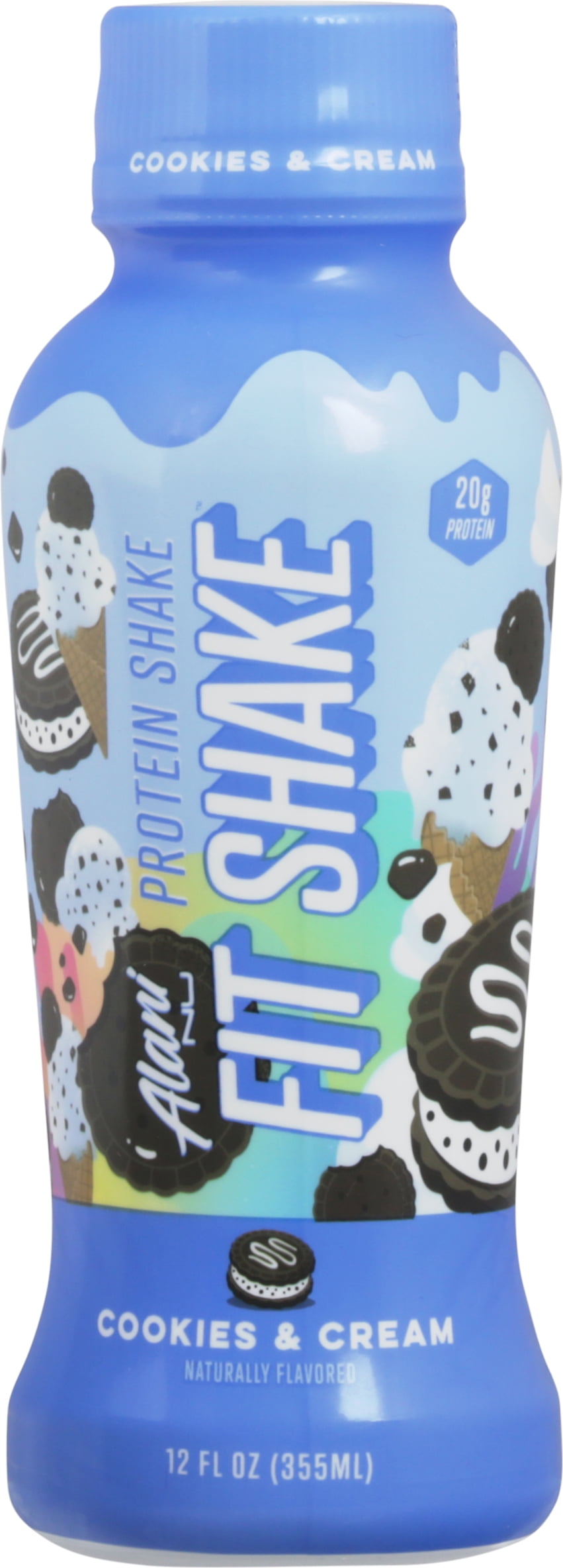GNC Alani Nu Fit Shake Protein Shake - Cookies & Cream - 12 Bottles