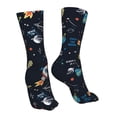 thumbnail image 7 of Fuzoiu Space Print Crew Socks,Casual Athletic Gym LightWeight Thin Socks,Casual Crew Socks for Men Woman,Calf Length Crew Socks, 7 of 7