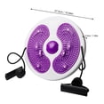 thumbnail image 3 of Twisting Waist Disc with Pull Rope - Body Shaping Aerobic Exercise Fitness Machine for Home & Office Slimming, Core Twister Board for Women, 3 of 8