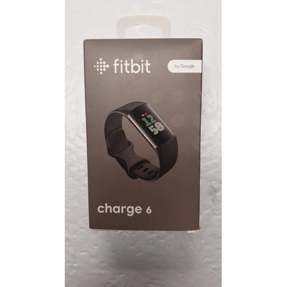 Restored Fitbit Charge 6 Fitness Tracker - Obsidian/Black (Refurbished)