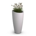 thumbnail image 3 of Mayne Modesto 16" x 16" x 32" Round White Plastic Plant Planter, 3 of 14