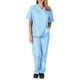 thumbnail image 5 of Traje de lavado de verano, ropa fina para médicos y cirujanos, ropa de trabajo para enfermeras y mujeres, traje elástico de secado rápido, 5 of 5