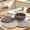 🌺Gray_Hot#221, variant on Round Woven Cotton Trivets with Storage Basket for Hot Pots Pans and Dishes Heat Resistant Cotton Yarn Table Mats for Kitchen Decor