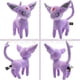 thumbnail image 4 of Mjukdjur Tecknad Anime Figur Eevee Jolteon Sylveon Evolution Vaporeon Plysch Gosedjur style2, 4 of 5