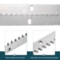 thumbnail image 4 of Uxcell Steel Gear Rack, 4 Pack Total 6.6 ft Heavy Duty Reinforced Rack with Mounting Hardware Straight Gear, 4 of 8