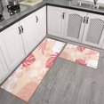 thumbnail image 3 of Kitchen Rugs and Mats Non Skid Washable Spring Flowers Floral Kitchen Mat and Rug Set,Floor Cushion Absorbent Rug,Rubber Backed Area Rugs for Kitchen Laundry, 3 of 7