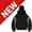 Gray, variant on Balaclava Zip Hoodie for Men with Warm Face Mask Zip Up Hoodie Ninja Double Hood Wind Resistant Coat with Balaclava Y2k Fall Fashion 2025 Clothing,Black L