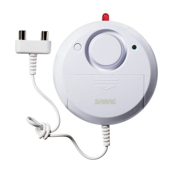 SABRE Wireless Water Leak Flood Alarm Sensor with 110 dB Siren, New