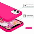 thumbnail image 2 of Entronix Silicone Case Compatible with iPhone 12 / 12 Pro, Protective Cover, Hot Pink, 2 of 6