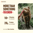 thumbnail image 3 of Natural Farm Odor-Free Super Collagen Dog Chews (3-5 Inch, 10-Pack) The First Ever Real Bull Sticks Alternative: 100% Natural Angus Hide Collagen Treats - More Protein, More Chew Time for All Dogs, 3 of 11