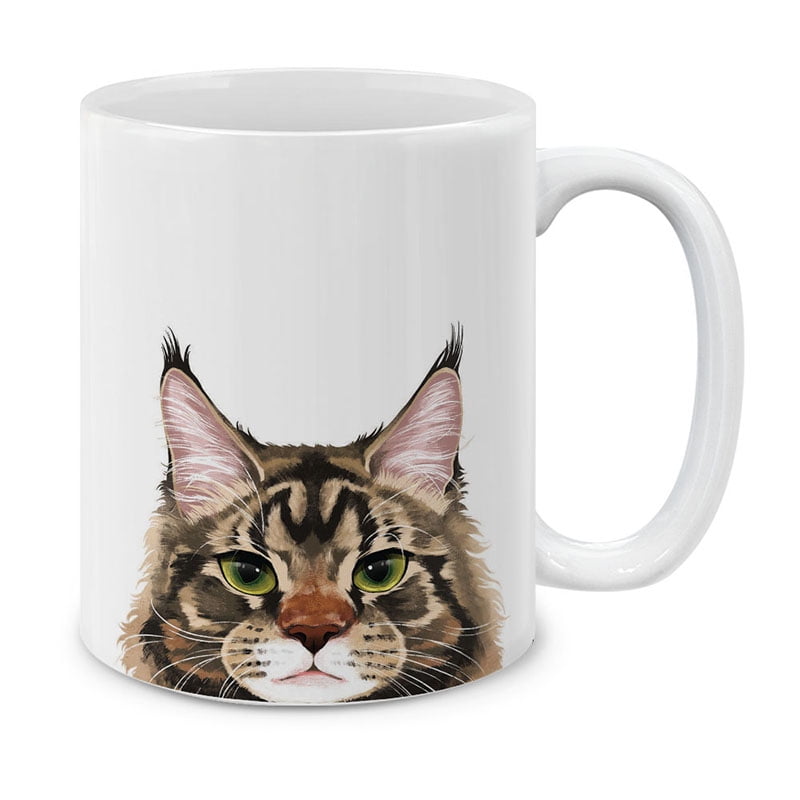 MAINE COON CAT Mug LOVES YOU MORE THAN YOU LOVE YOURSELF Novelty Gift Present