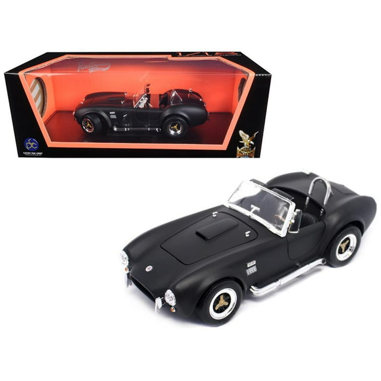 1964 Shelby Cobra 427 S/C Matt Black 1/18 Diecast Model Car