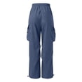 thumbnail image 3 of CAIVO Child Kids Cargo Pants With Multiple Pockets Comfortable Casual Summer Trousers Boys Girls Outdoor Play And Daily Wear Breathable Solid Color Streetwear, 3 of 8