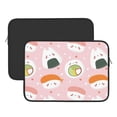 thumbnail image 2 of Pofeuu Cute Sushi Print Laptop Carrying Case,13-15-Inch Laptop and Tablet, Sleek Design, Durable and Water-Repellent Fabric, Business Casual or School-15 inch, 2 of 8