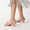 ROSE GOLD, variant on BURUDANI Girls’ Low Heel Dress Sandals Open Toe Flower Shoes for Wedding, Party, Little Kid/Big Kid