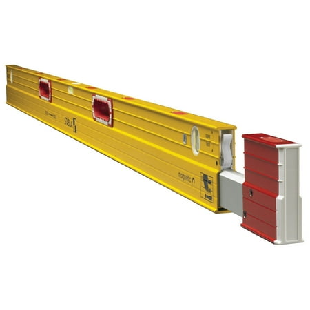 

Stabila 106TM 6 -10 Magnetic Aluminum Plate Level with Reenforced Frame - 34610